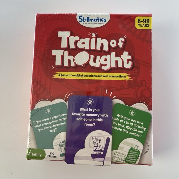 Train of Thought Card Game by Skillmatics Family Fun for Ages 6+ Boardgame Learn - Picture 1 of 6